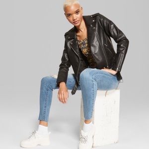 Wild Fable Moto Jacket Size M